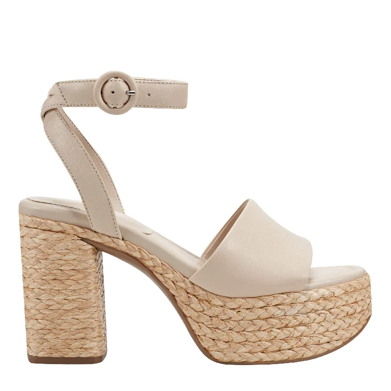 Sandals with zipper straps-Palyca Platform Espadrille Sandal