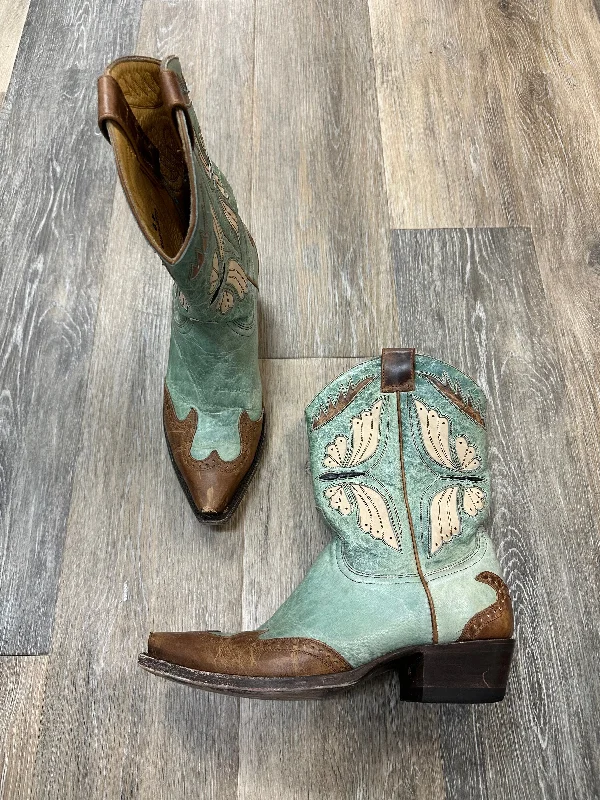 trendy mid-calf boots-Boots Western By Idyllwind In Teal, Size: 8