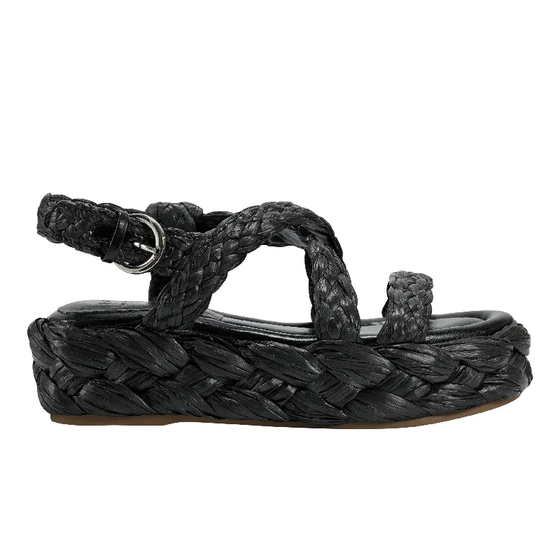 Sandals with ruched details-Genie Espadrille Sandal