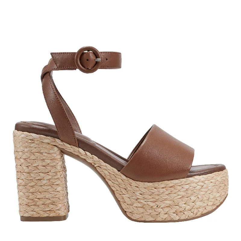 Sandals with distressed jeans-Palyca Platform Espadrille Sandal