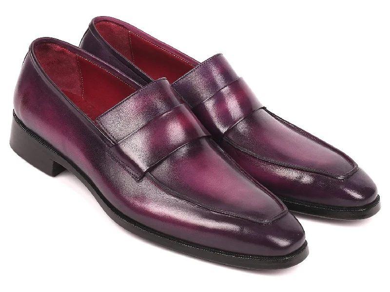 Loafers with casual charm-Paul Parkman Men's Loafers Purple (ID#93PR814)