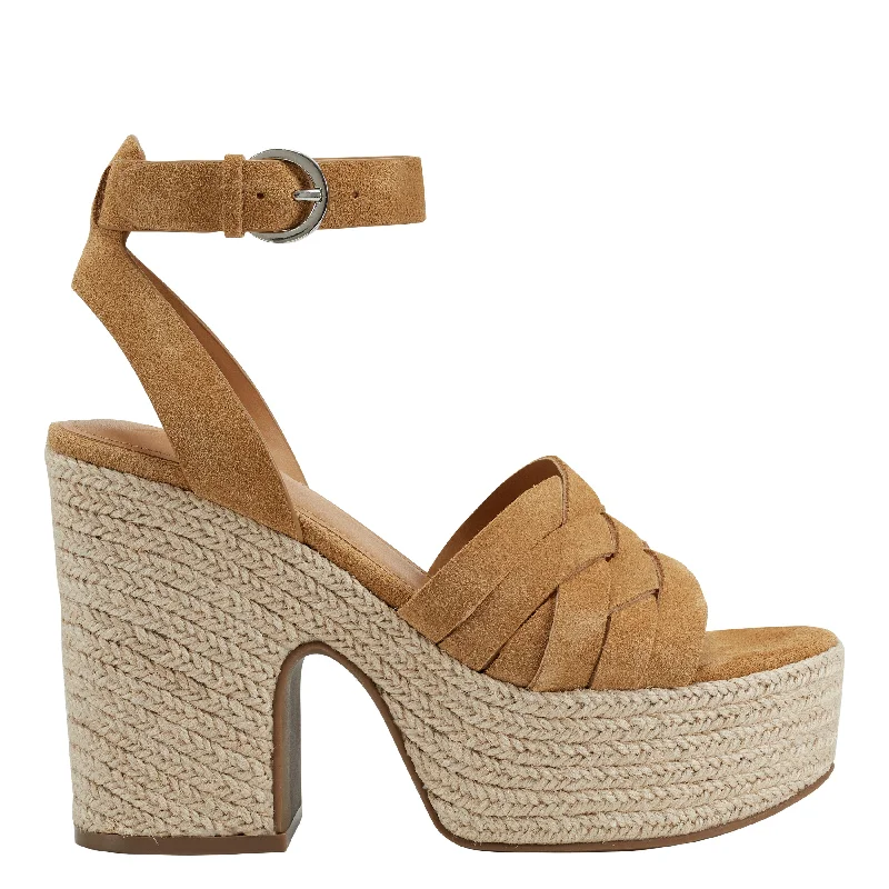 Sandals with slim jeans-Oaten Espadrille Platform Sandal