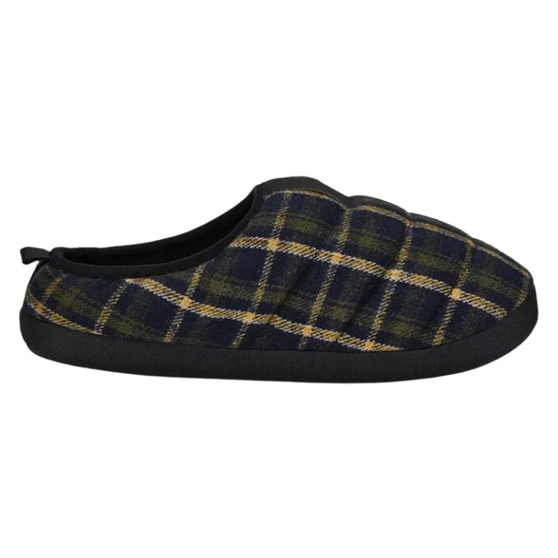 thick sole slippers-Mens Puma Scuff Flannel