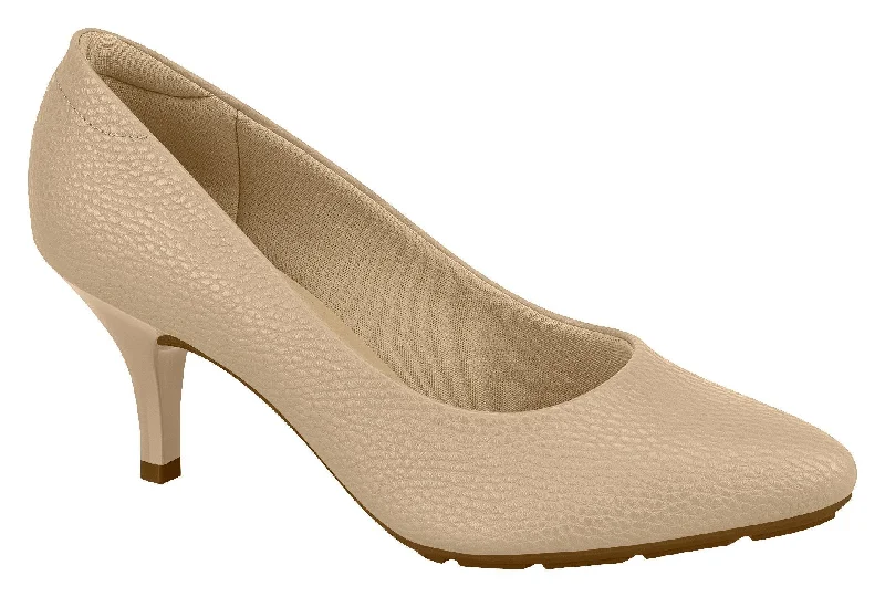 high heels for short trips-Modare 7013.600 Women Fashion Comfortable Business Shoe Mid Heel in Nude