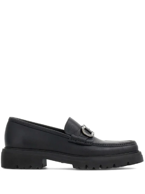 Casual shoes with stylish cut -Ferragamo Luxury Leather Gancini Moccasins