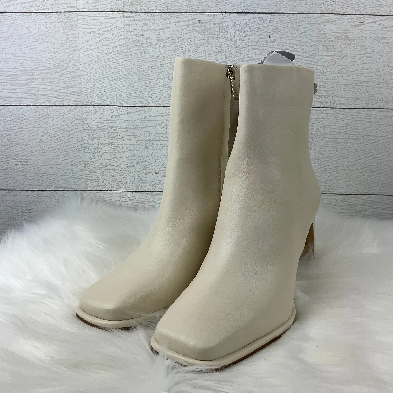 men’s insulated boots-Boots Ankle Heels By Sam Edelman In White, Size: 8