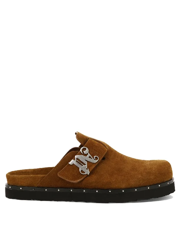 Casual shoes for relaxed wear -PALM ANGELS Studded Flat Moccasins for Men