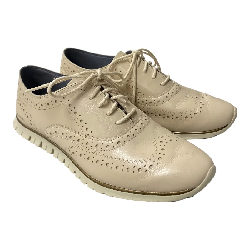 flats for quick moves-Shoes Flats By Cme In Cream, Size:7.5