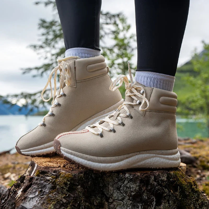 lightweight snow boots-BUCKLY in BEIGE Sneaker Boots