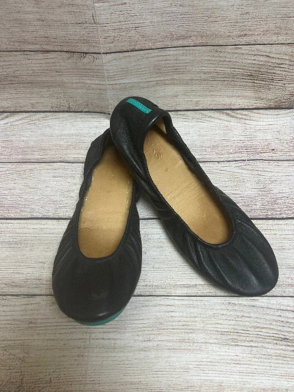 flats near cultural hubs-Shoes Flats By Tieks In Black, Size: 9