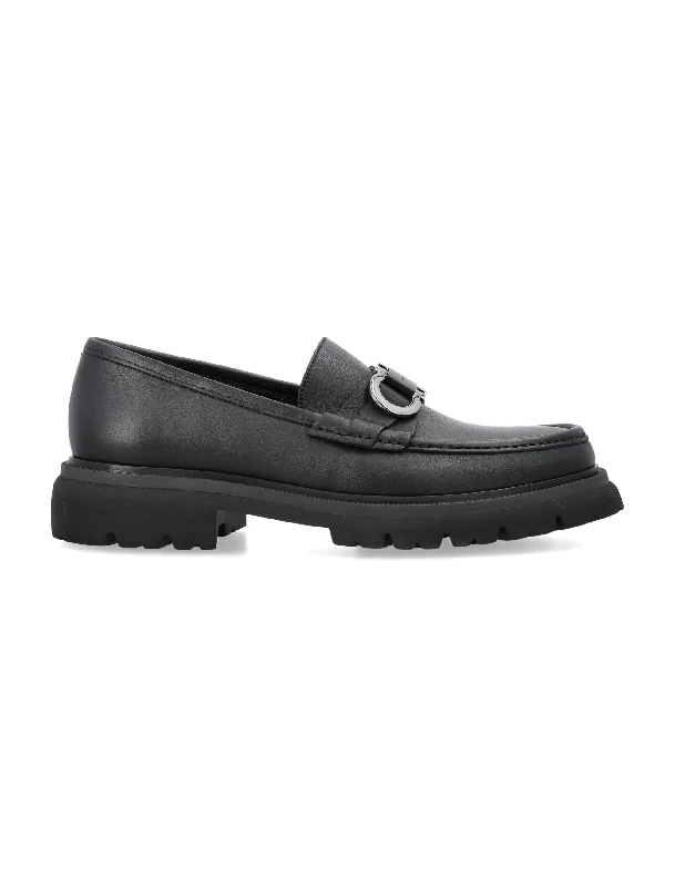 Casual shoes for everyday ease -Ferragamo Luxury Moccasins with Gancini Hook Ornament for Men