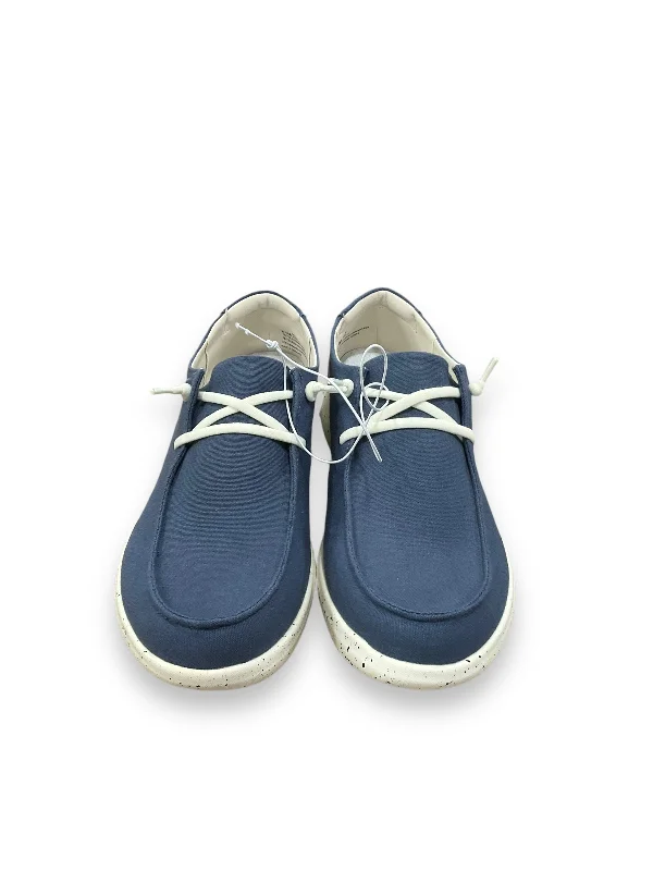 flats with spacious layouts-Shoes Flats By Clothes Mentor In Blue, Size: 8.5