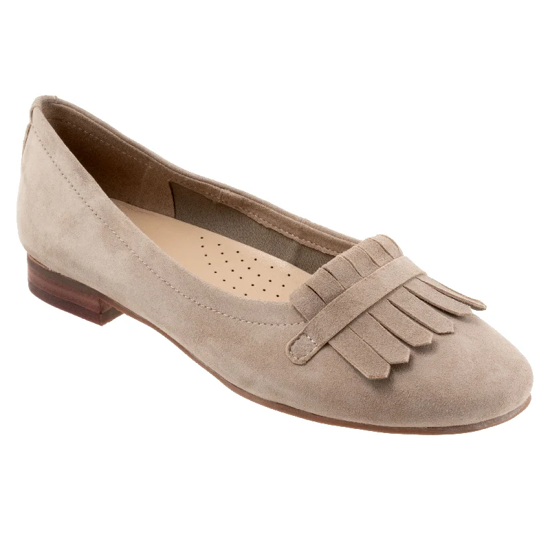 stylish flats for couples-Greyson Stone Suede Pump Shoes