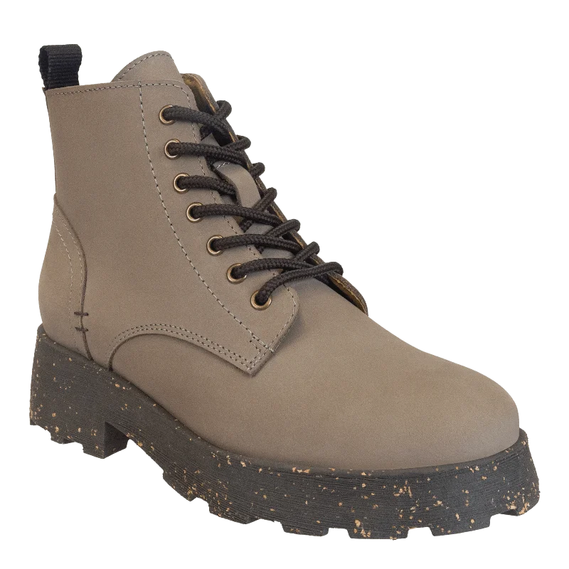 classic Western boots-IMMERSE in GREIGE Heeled Cold Weather Boots