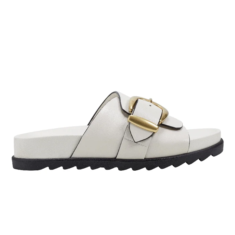 Sandals with feather accents-Hattie Footbed Slide Sandal