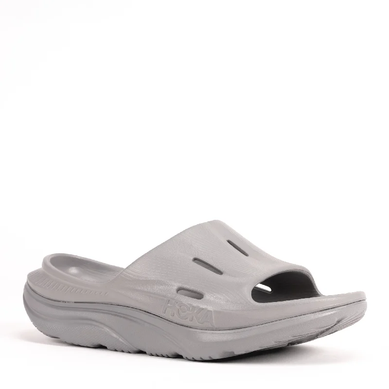 How to clean sandals naturally-U-ORA SLIDE 3 - GREY - EVA