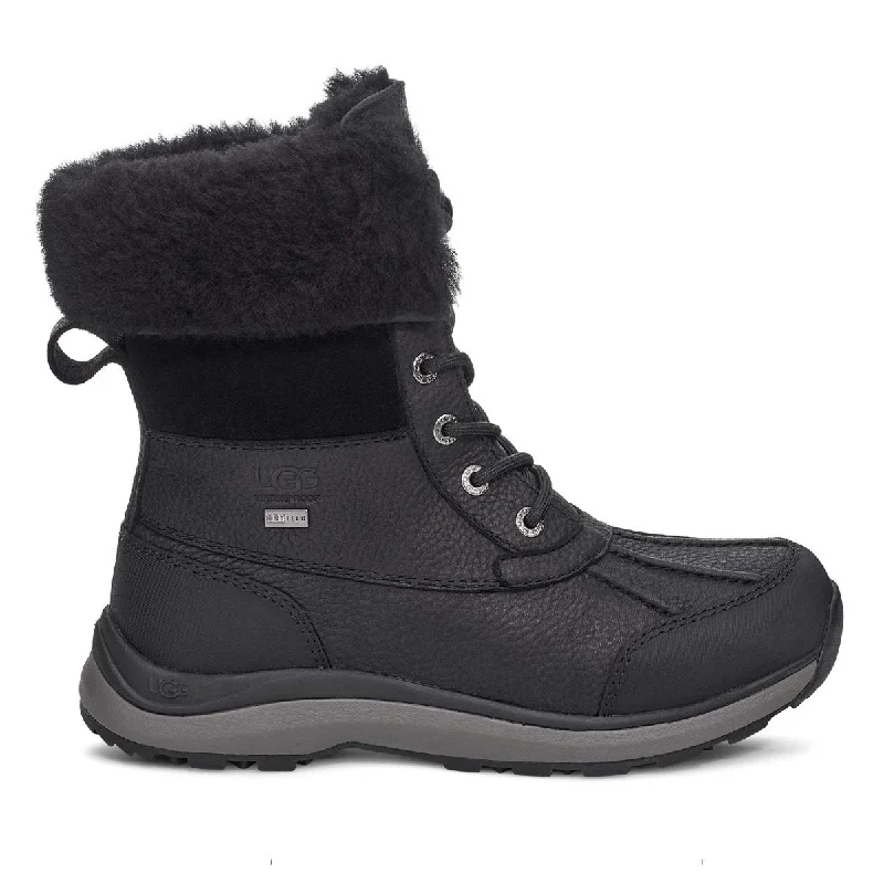 trendy heeled boots-UGG Women's Adirondack III Waterproof Boot Black