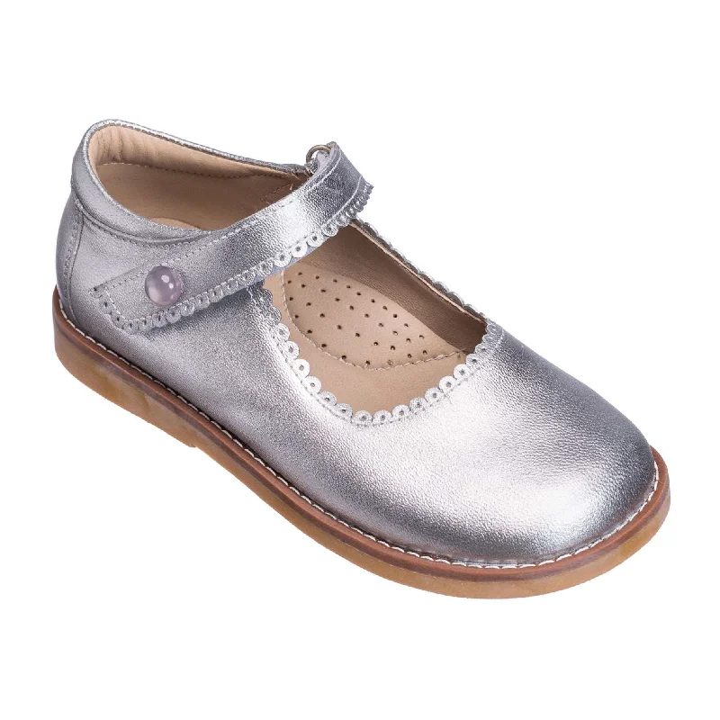 Mary Jane shoes with trendy styles-Mary Jane Silver