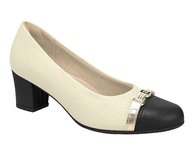 stylish high heels for students-Piccadilly Ref: 110173-005 Off White Business Court Shoe with Medium Heel - The Ultimate Blend of Elegance and Comfort for Your Professional Wardrobe