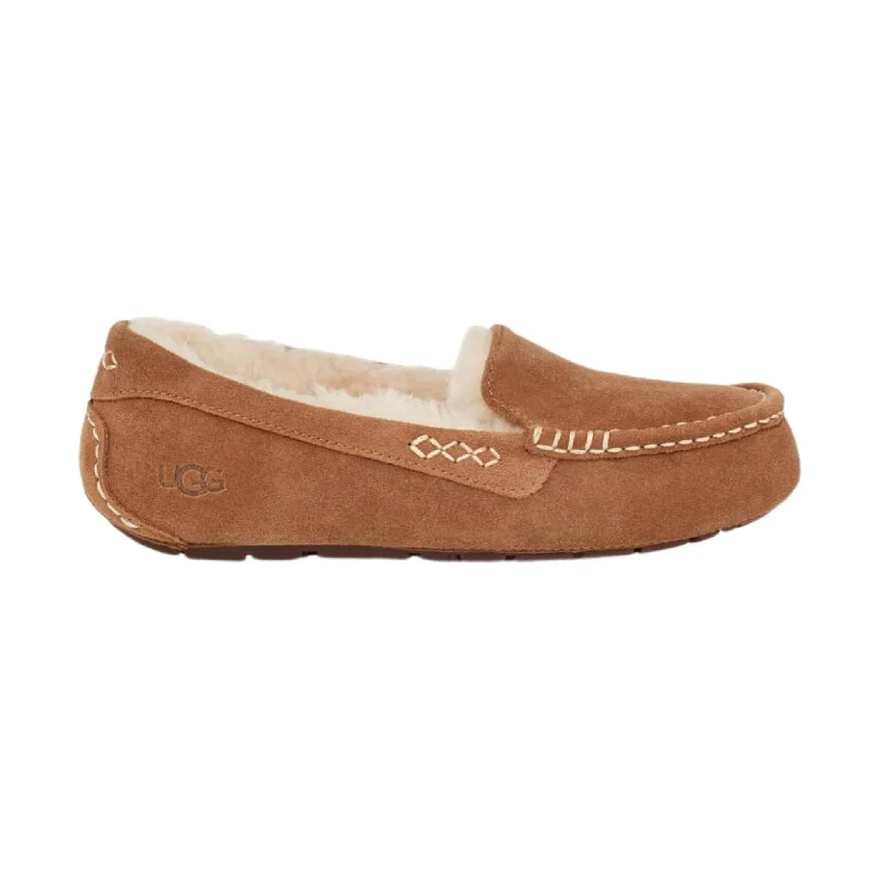 ultra-soft memory foam slippers-UGG Women's Ansley - Chestnut