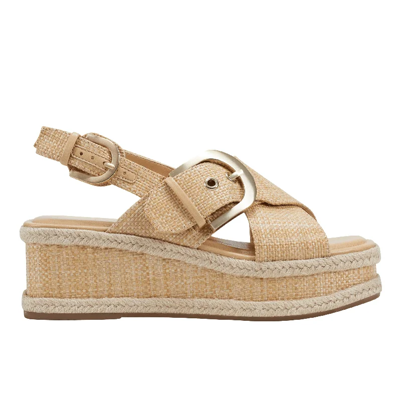 How to clean sandals with balm-Renda Slingback Platform Sandal