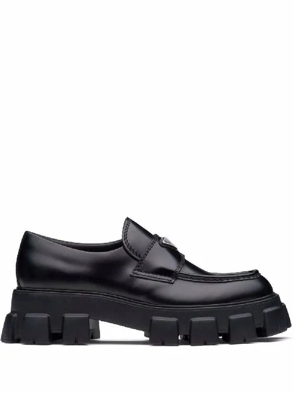 Casual shoes for casual walks -PRADA Men's Premium Calf Leather Moccasins