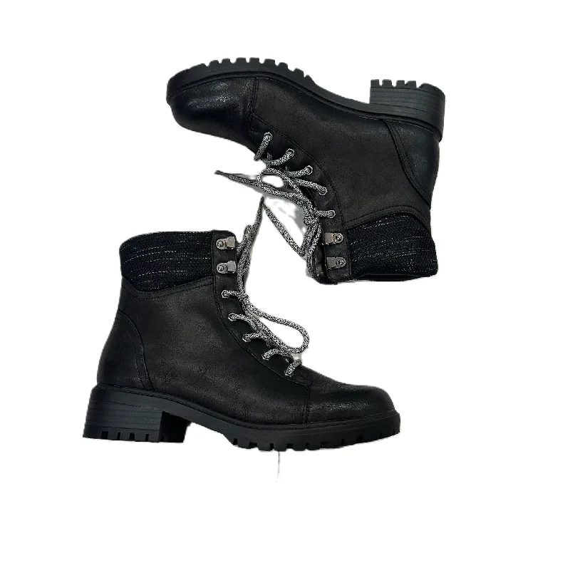 classic Western boots-Boots Combat By Universal Thread In Black, Size: 8