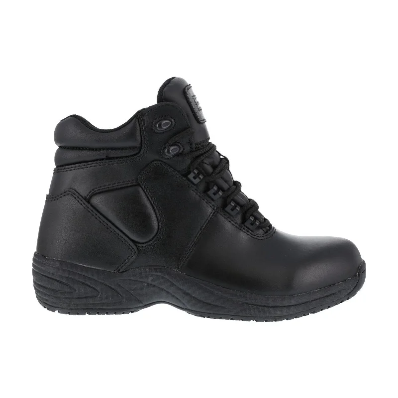 sturdy safety boots-Grabbers Men's Fastner Boot (G1240) Black