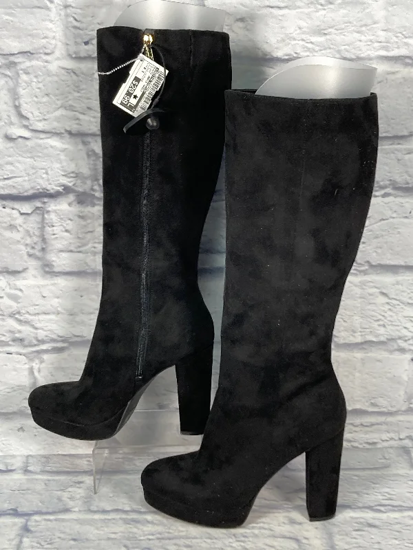 warm fleece-lined boots-Boots Ankle Heels By Jessica Simpson In Black, Size: 8.5