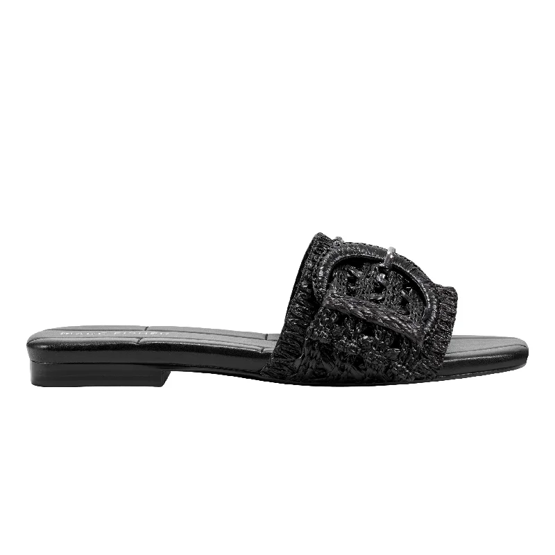 Sandals for summer trips-Loree Flat Slide Sandal