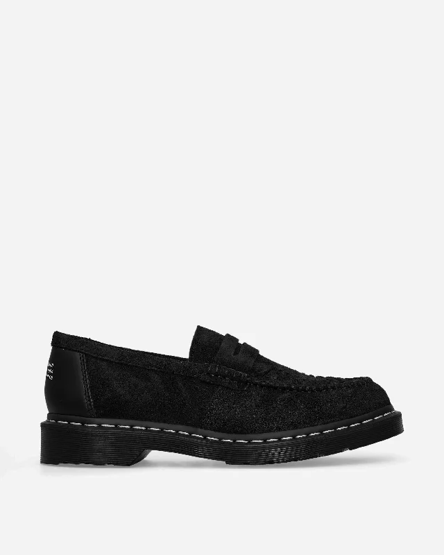 Loafers for hot soles-NEIGHBORHOOD Penton Loafers Black