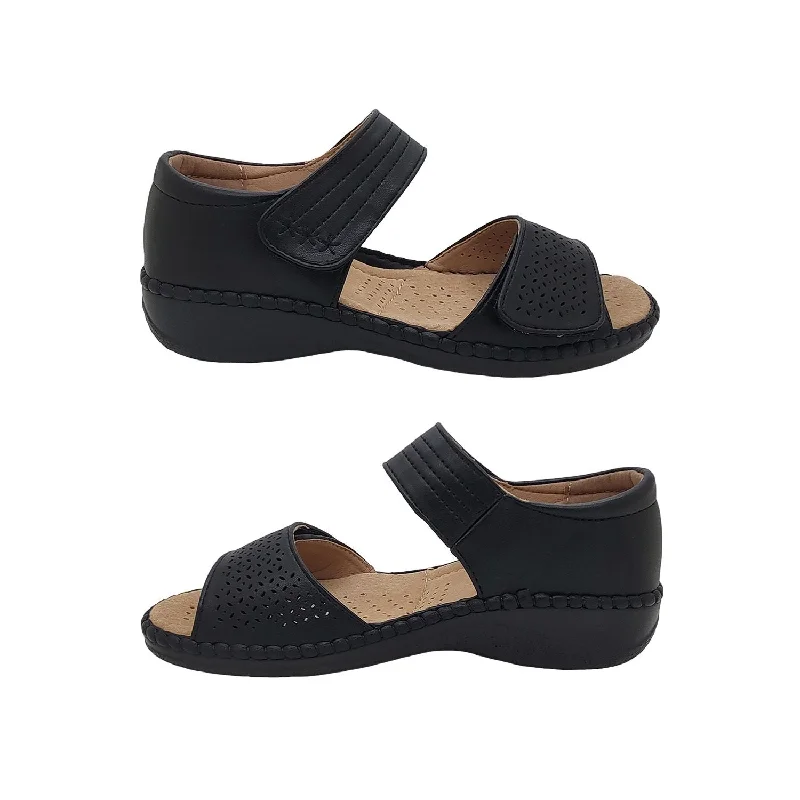 Best sandals for arch support-AEROCUSHION MOOSE BLACK