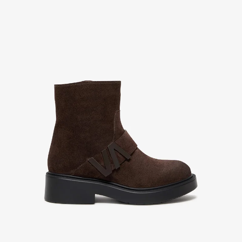 slip-on warm boots-Ampia | Women's sensory ankle boot