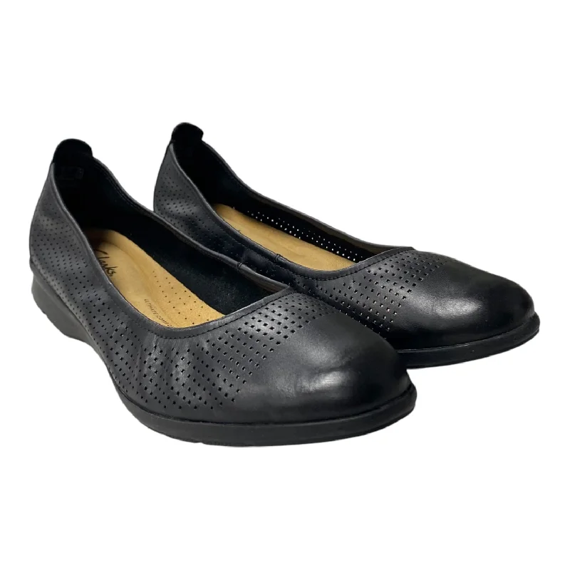 luxury flats with views-SHOES FLATS by CLARKS In BLACK, Size: 9.5