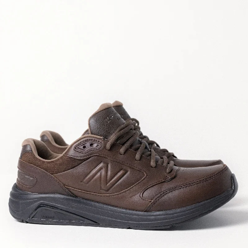 Athletic shoes with flexible boost-928 V3 STABLE WALK - BROWN - LEATHER