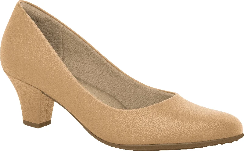 high heels near public spaces-Piccadilly 703001 Women Fashion Business Classic Mid Heel in Nude