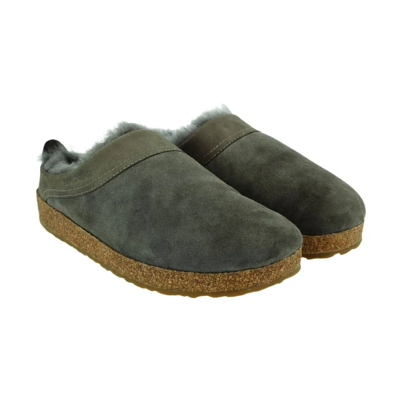 outdoor casual slippers-Haflinger Snowbird - Slate