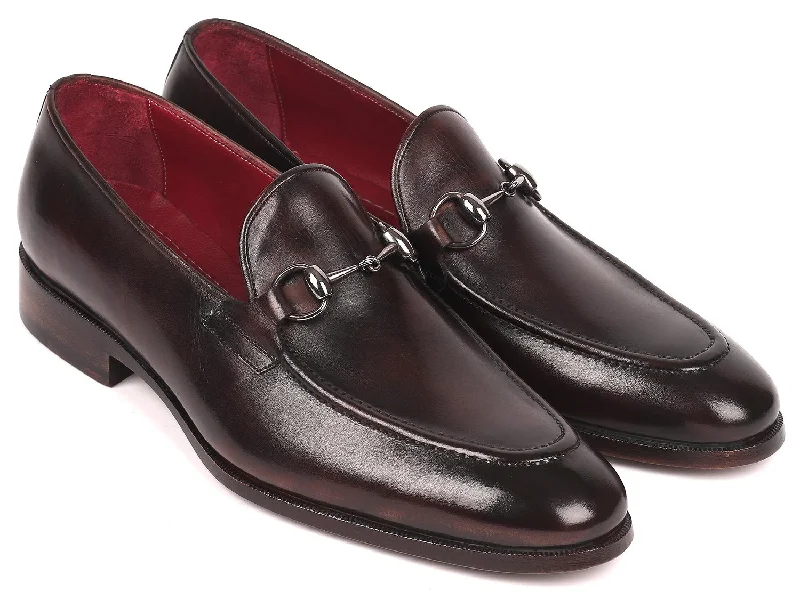 Loafers with firm charm-Paul Parkman brown mens loafers