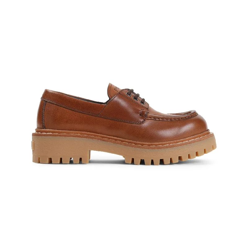 Casual shoes for casual wear -PRADA St. Moritz Derbies for Women - 100% Leather