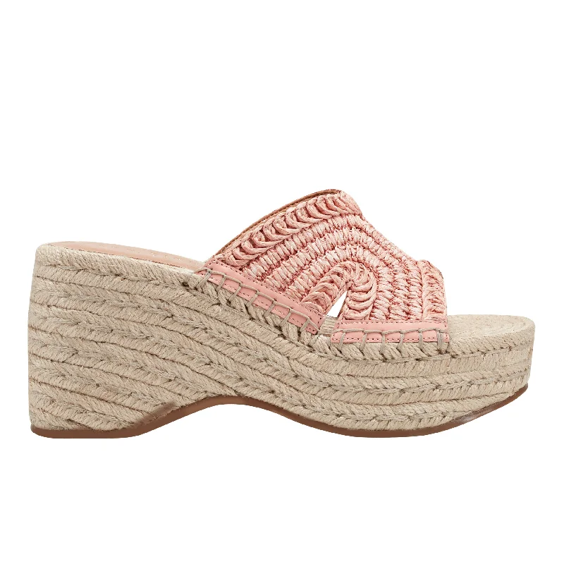 Sandals with braided details-Zakki Platform Espadrille Sandal