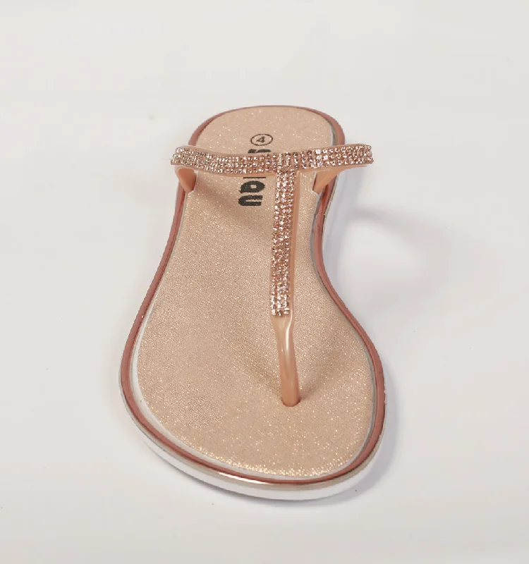 How to wear sandals in fall-LDS METALIC SLOPS-ROSE GOLD