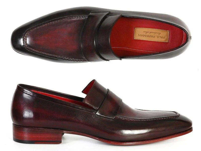 Loafers for spring vibes-Paul Parkman Men's Hand-Painted Leather Loafers