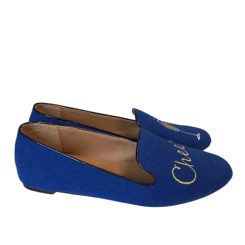 flats for urban explorers-Shoes Flats By J. Crew In Blue, Size:6