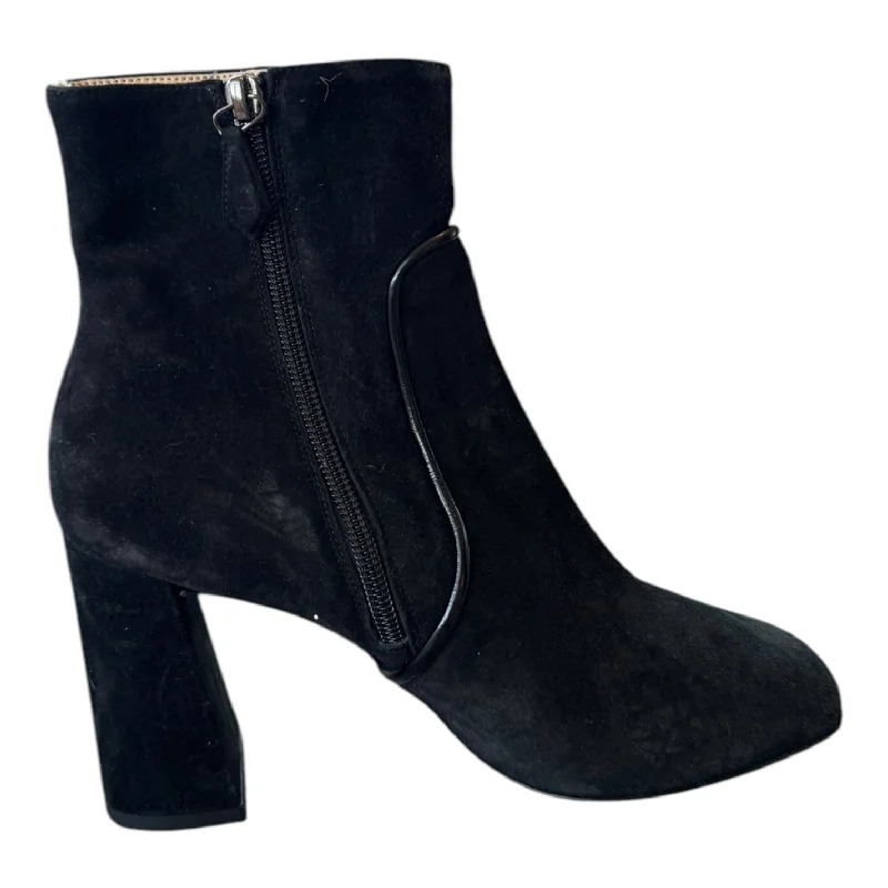 cozy heeled boots-Boots Designer By marion parke In Black, Size: 6.5