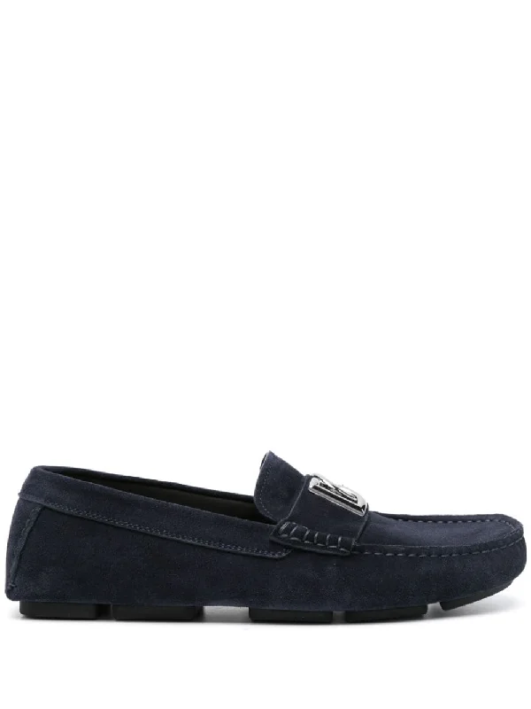 Casual shoes with lightweight upper -DOLCE & GABBANA Suede Slip-Ons for Men - Stylish and Comfortable