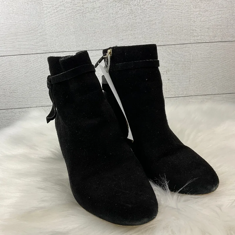 women’s suede boots-Boots Designer By Kate Spade In Black, Size: 8.5