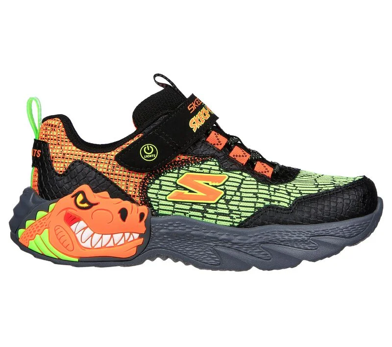 Athletic shoes for fast style-Kids' Skech-O-Saurus - Dino-Lights