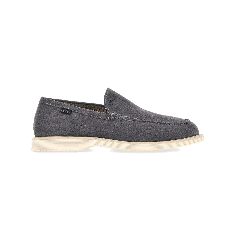 Casual shoes with cushioned sole -HOGAN Men's SS23 B601 Millerighe Moccasins