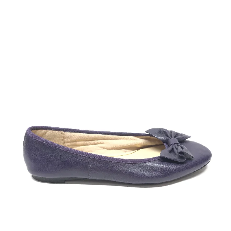 flats with sleek designs-Shoes Flats By Circus By Sam Edelman In Purple, Size: 7.5