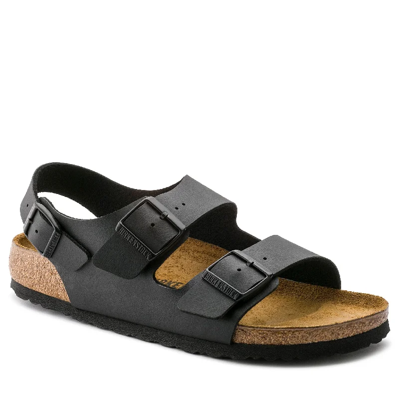 Sandals for rainy summers-MILANO - BLACK - BIRKO-FLOR